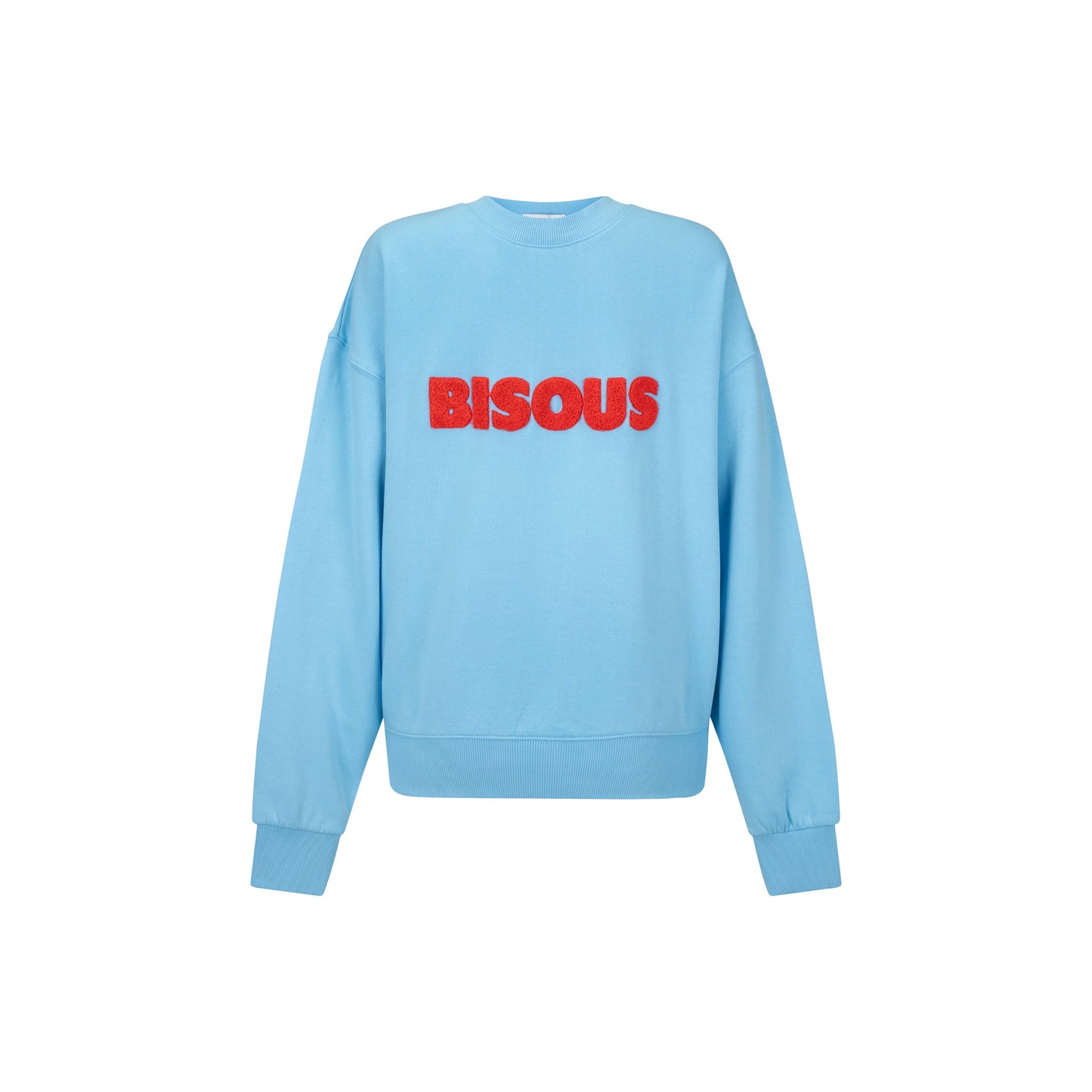 BISOUS SWEATSHIRT -ICE BLUE