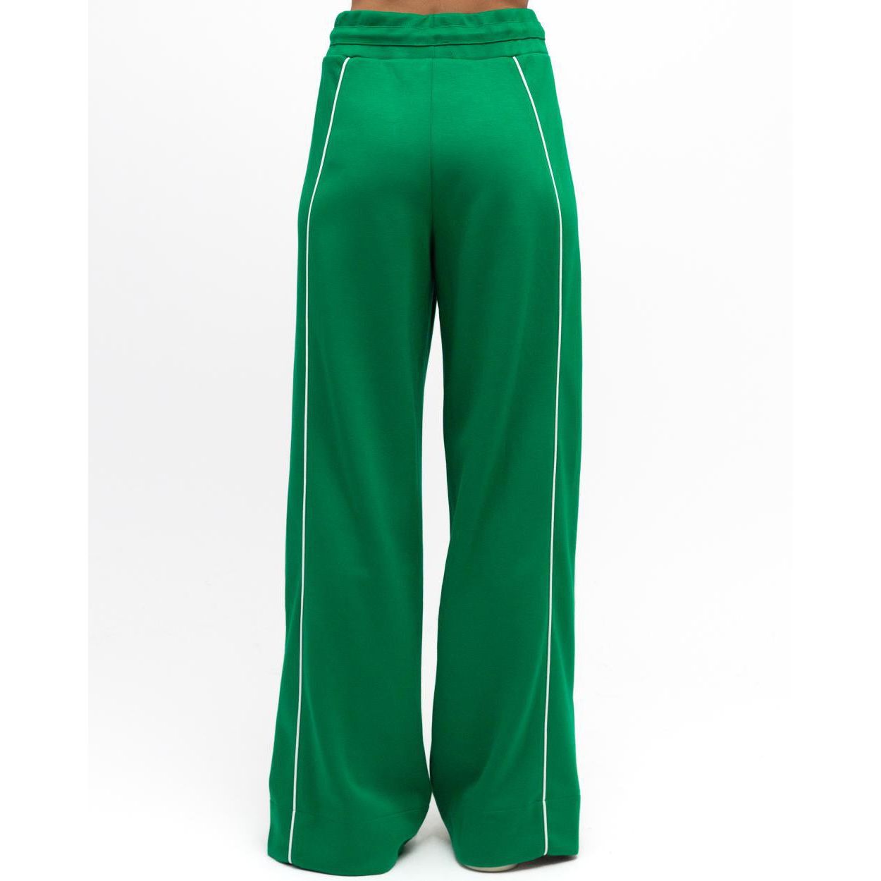 Rudie Trackpant - Green & White Stripe