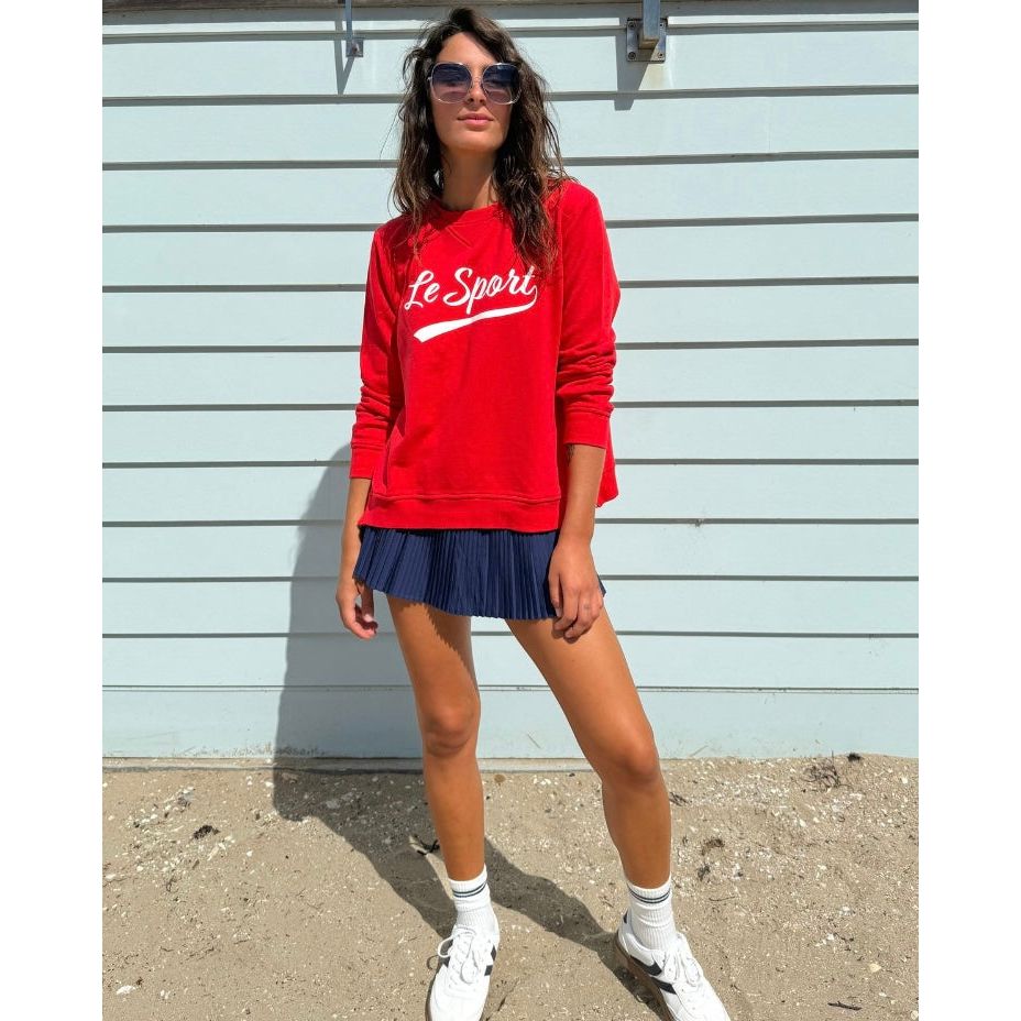 LE SPORT SWEAT - HOT RED/ WHITE