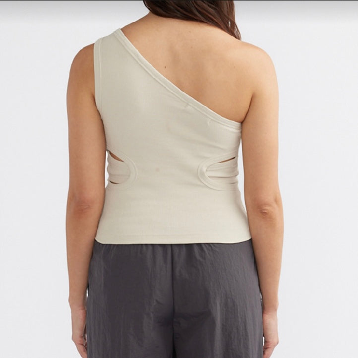 ENA PELLY-KOREY ASYMMETRIC TANK-STONE