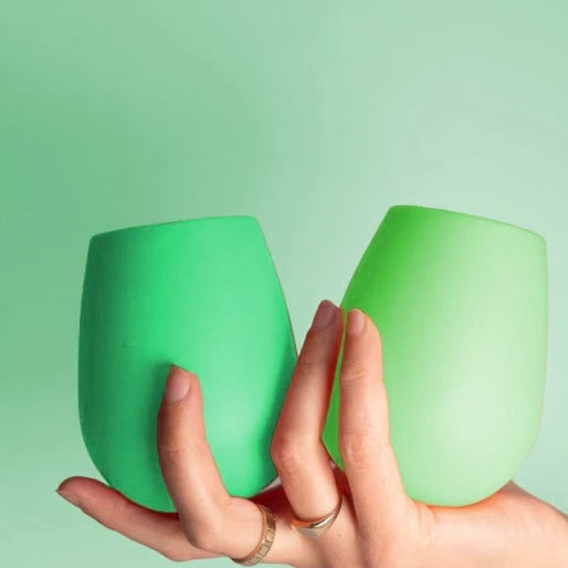 Gerbera + Leaf | Fegg | Silicone Unbreakable Glasses