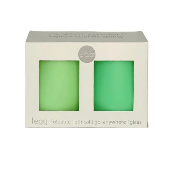 Gerbera + Leaf | Fegg | Silicone Unbreakable Glasses