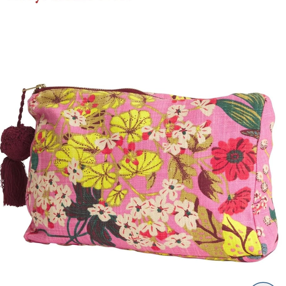 Genevieve Cosmetic Bag - Sage x Clare
