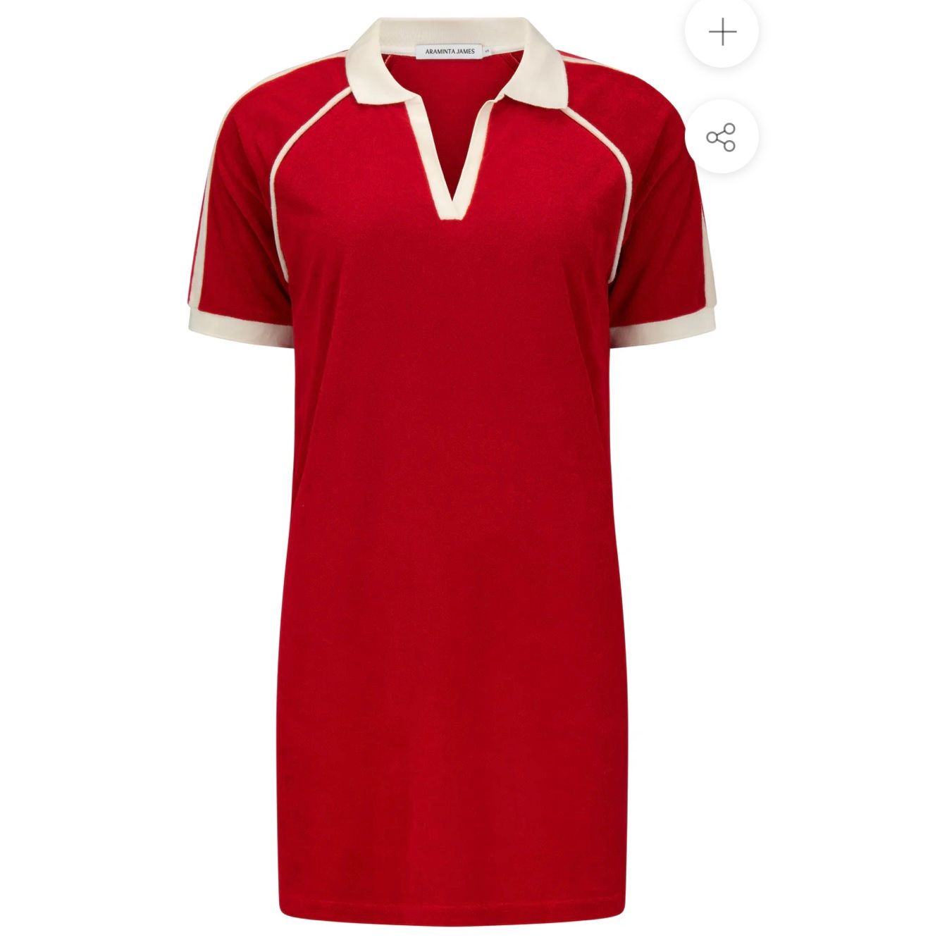 RHODES TERRY DRESS-CHERRY PIE