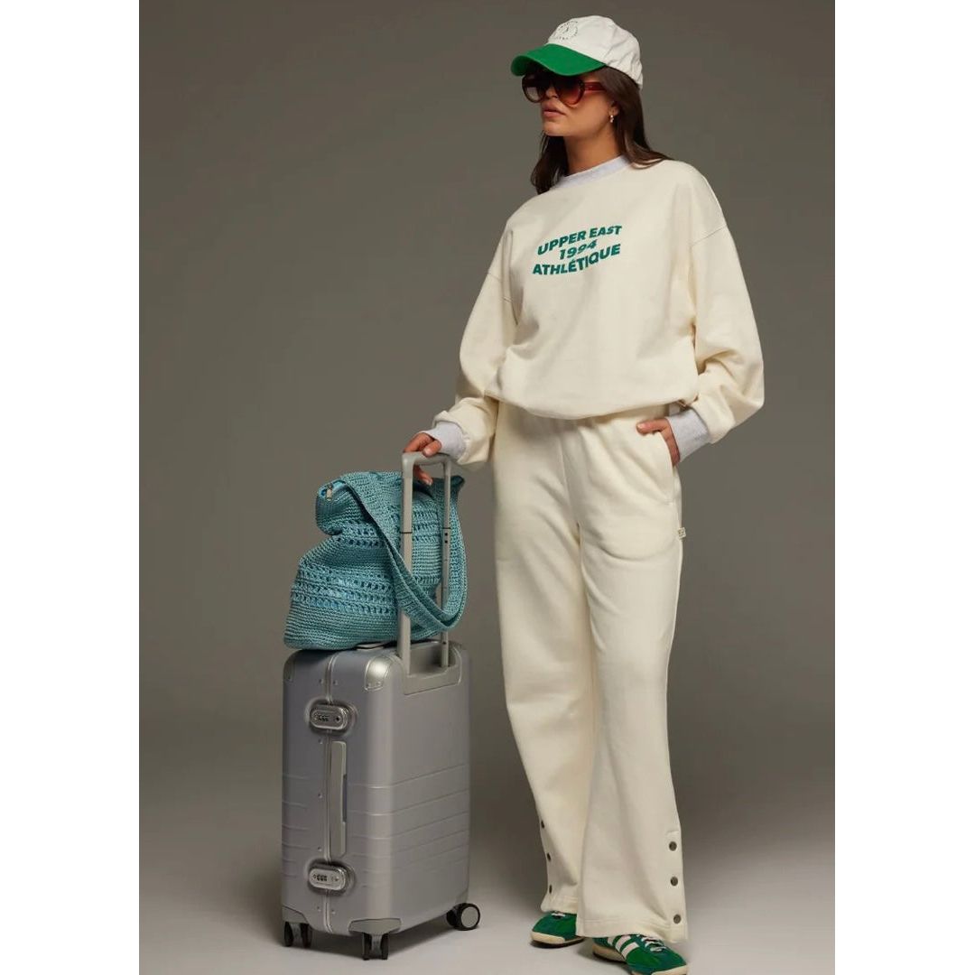 SNAP HEM TRACKPANT-COCONUT