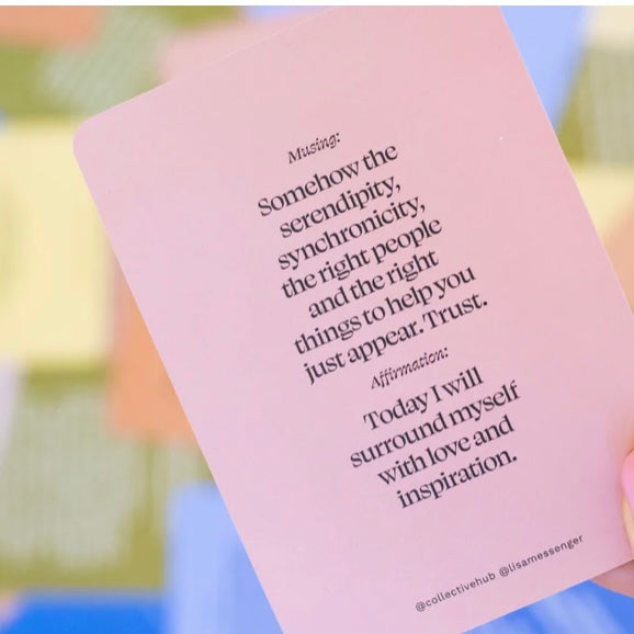 Reset Your Mindset Mantras and Affirmations - Abstract Floral