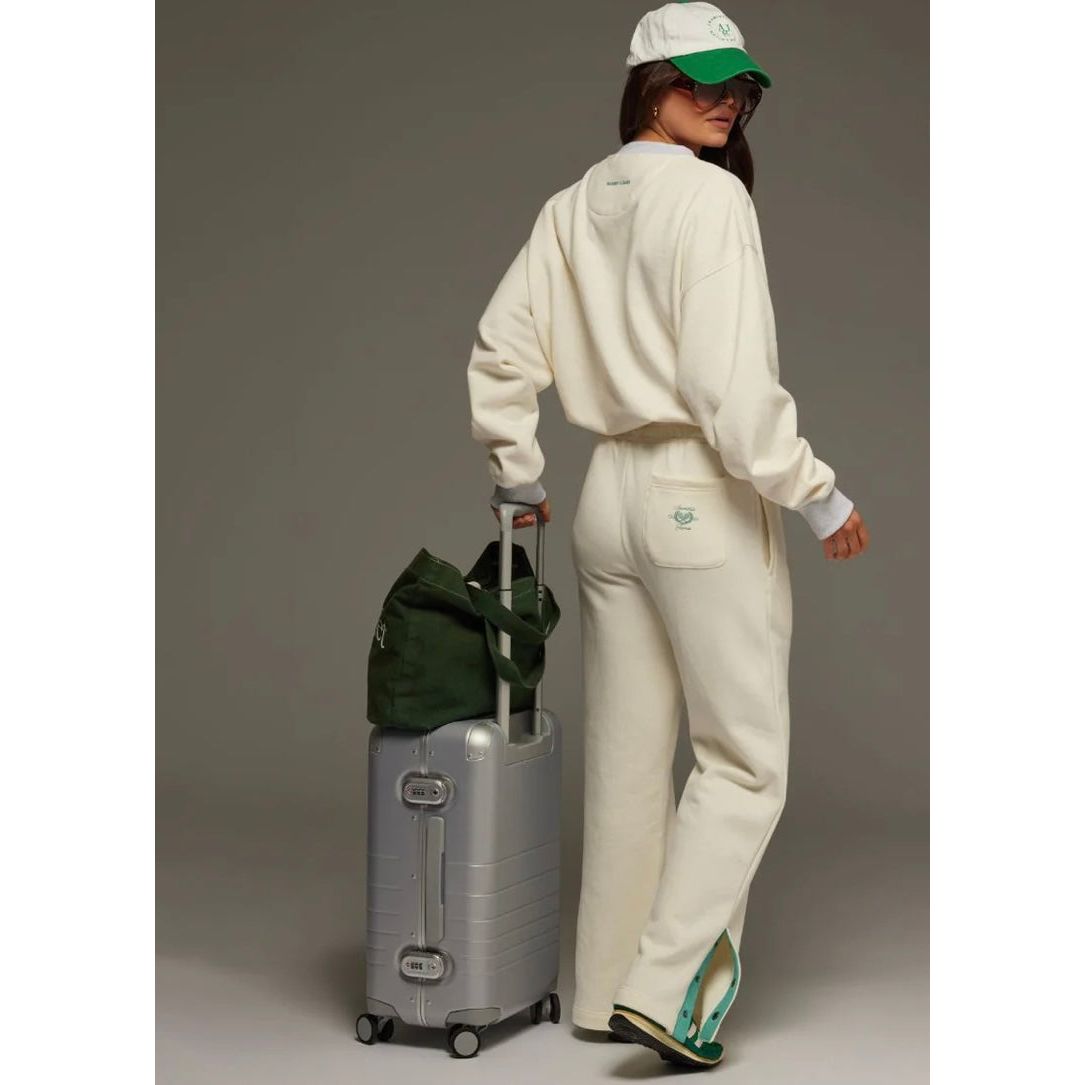 SNAP HEM TRACKPANT-COCONUT