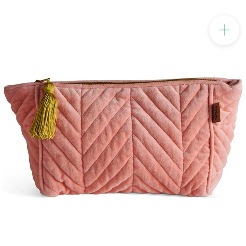 TUSCAN SUNSET VELVET TOILETRY BAG