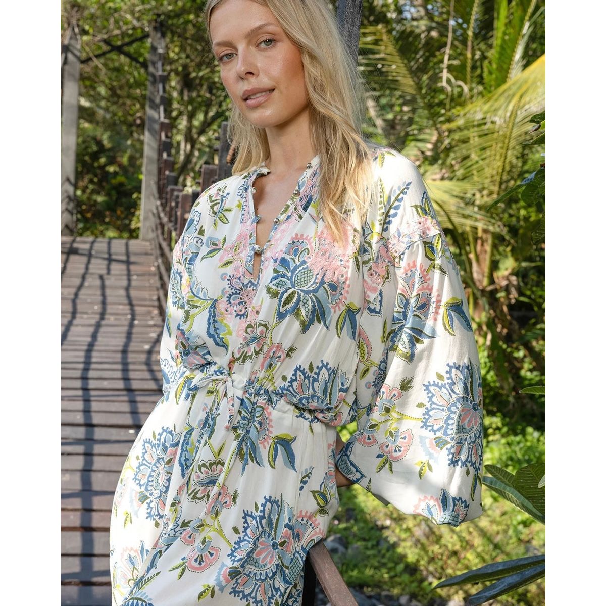 Raphy Dress -Miss June Paris- White & Pastels