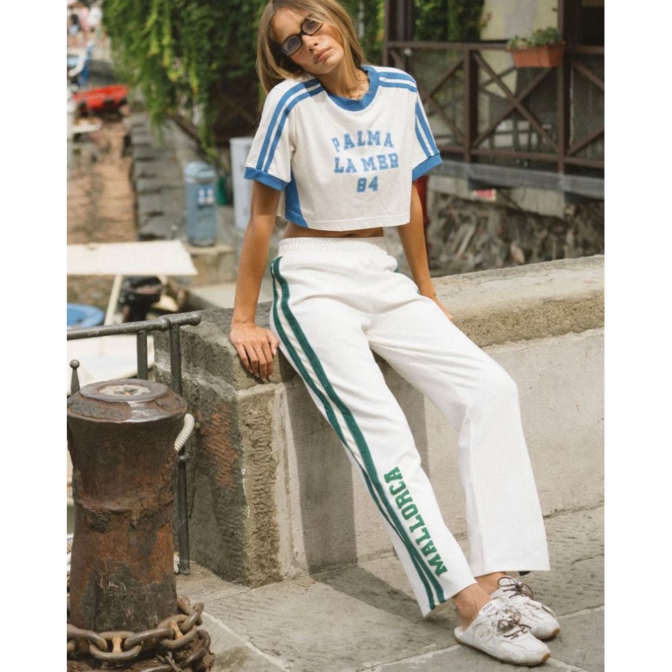 Mallorca Knit Pant -Snow-Araminta James