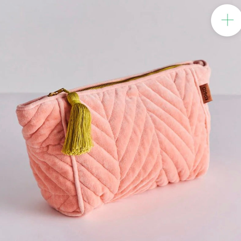TUSCAN SUNSET VELVET TOILETRY BAG