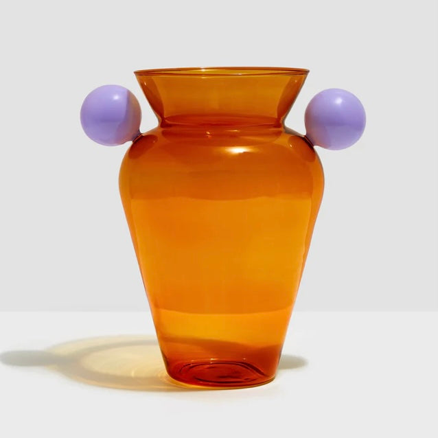 FAZEEK -GEO URN - AMBER + LILAC