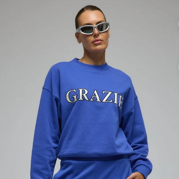 GRAZIE SWEATSHIRT -ULTRAMARINE