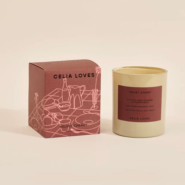 VELVET CHERRY 395gms- CELIA LOVES