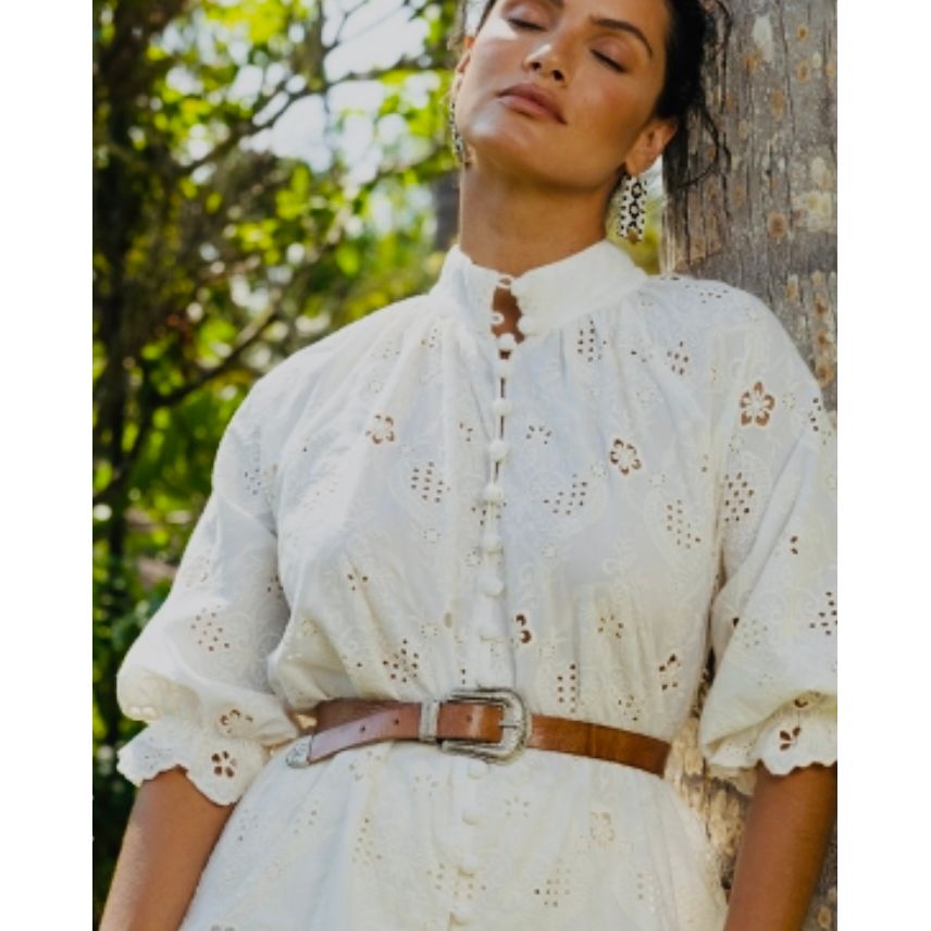 Serena Shirt- Miss June Paris-Ecru