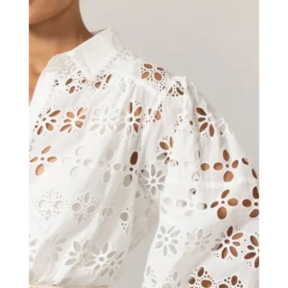 Miss June Paris Sloane Short Dress-White-Sold -PRE ORDER