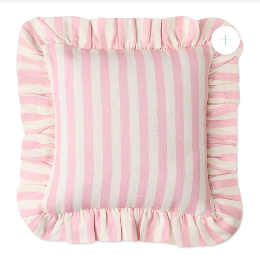 COTTON CANDY SQUARE FRILL CUSHION