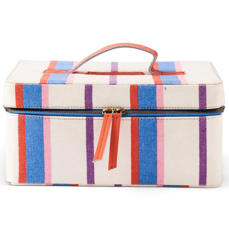 MALDIVES STRIPE TOILETRY CASE-KIP & CO