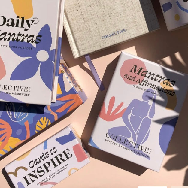 Reset Your Mindset Mantras and Affirmations - Abstract Floral