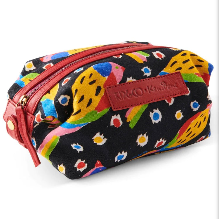 KEN DONE PARROT PARTY TOILETRY BAG-KIP & CO