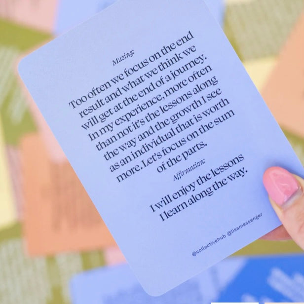 Reset Your Mindset Mantras and Affirmations - Abstract Floral
