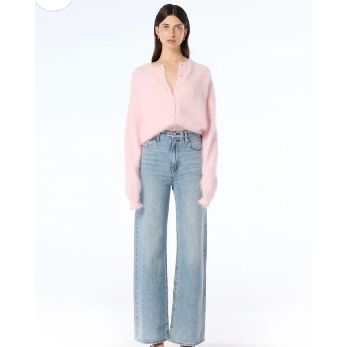 FRANKIE CREW CARDIGAN-ROSEWATER