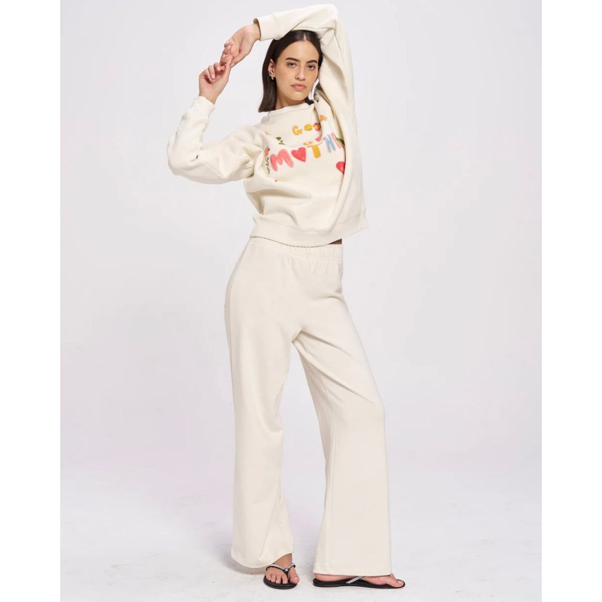 BE GOOD TO YOUR MOTHER FLEECE CREW