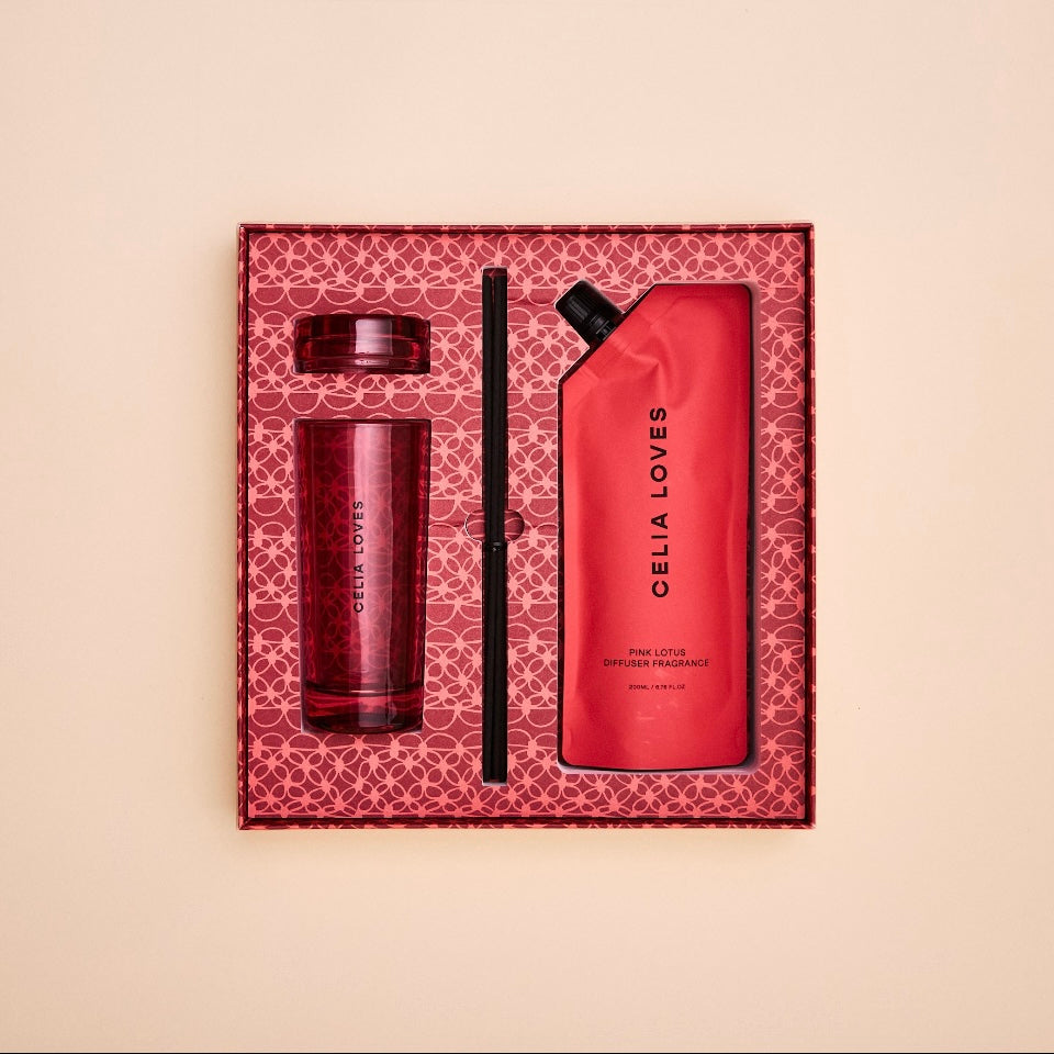Pink Lotus - Diffuser Gift Set