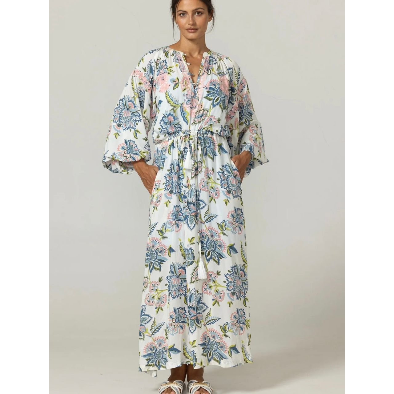 Raphy Dress -Miss June Paris- White & Pastels
