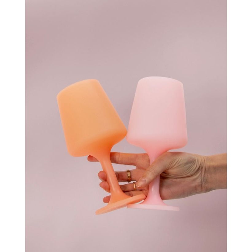 Peach + Petal | Swepp | Silicone Unbreakable Wine Glasses