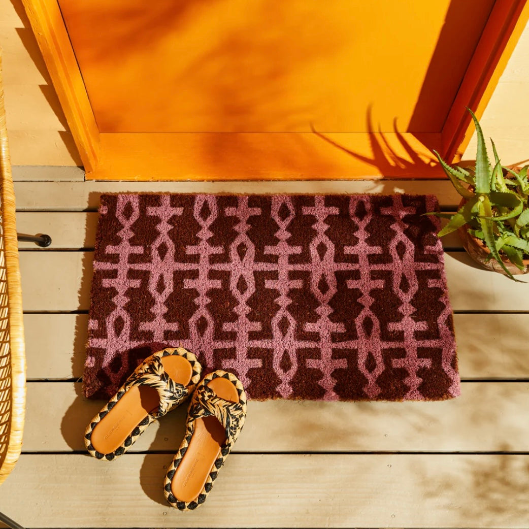 AMATA COIR DOOR MAT-SAGE & CLARE