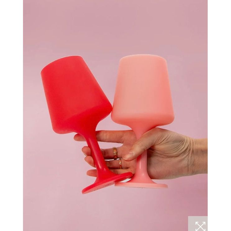 Cherry + Blush | Swepp | Silicone Unbreakable Wine Glasses