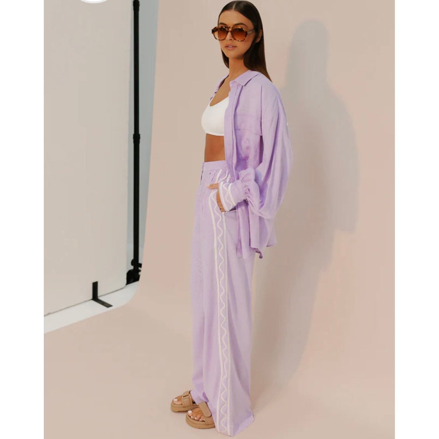 Sparrow Shirt - Lilac
