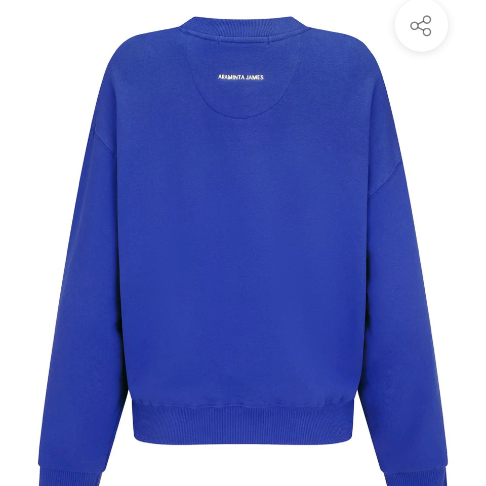 GRAZIE SWEATSHIRT -ULTRAMARINE
