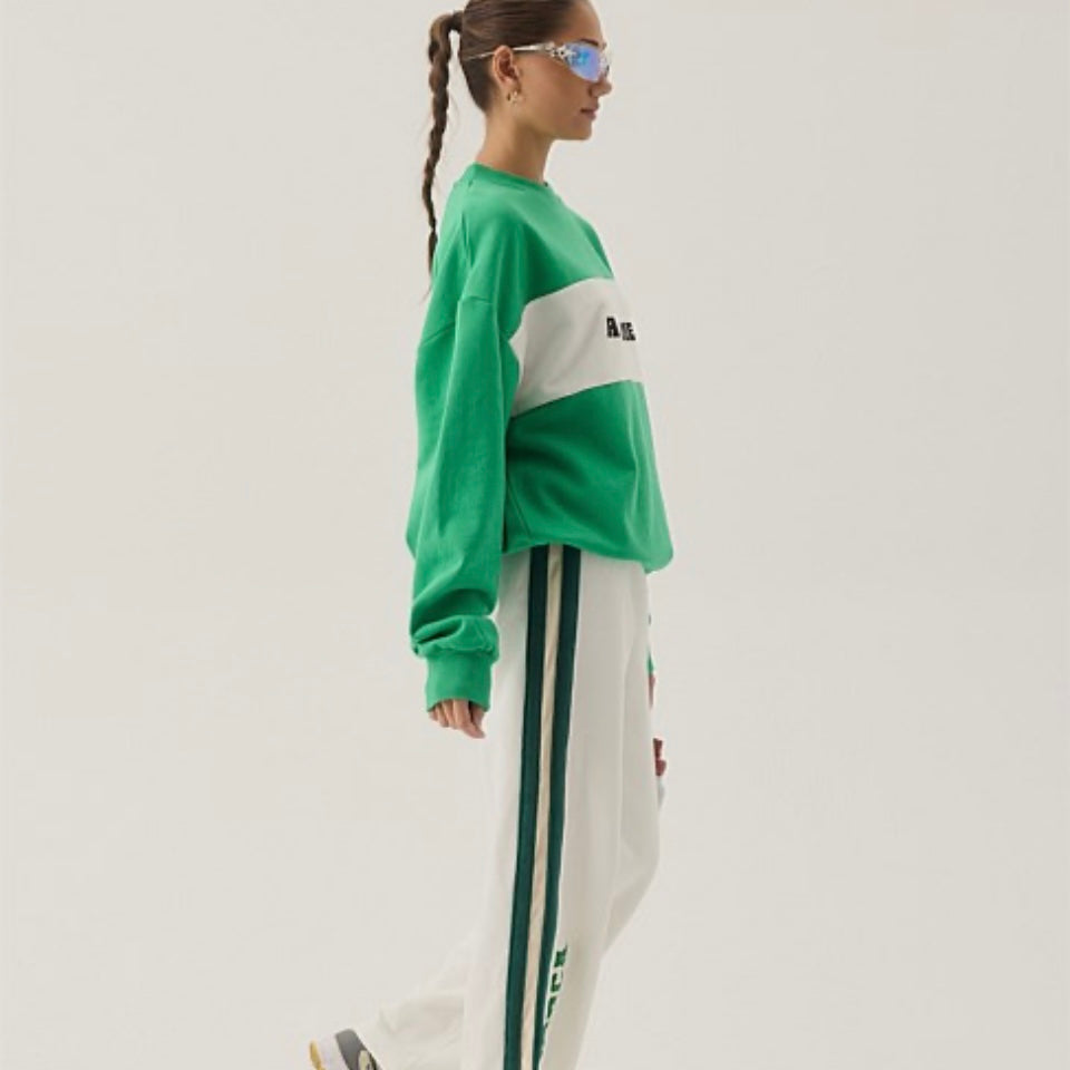 A James Sweatshirt- Tropical Green-Araminta James