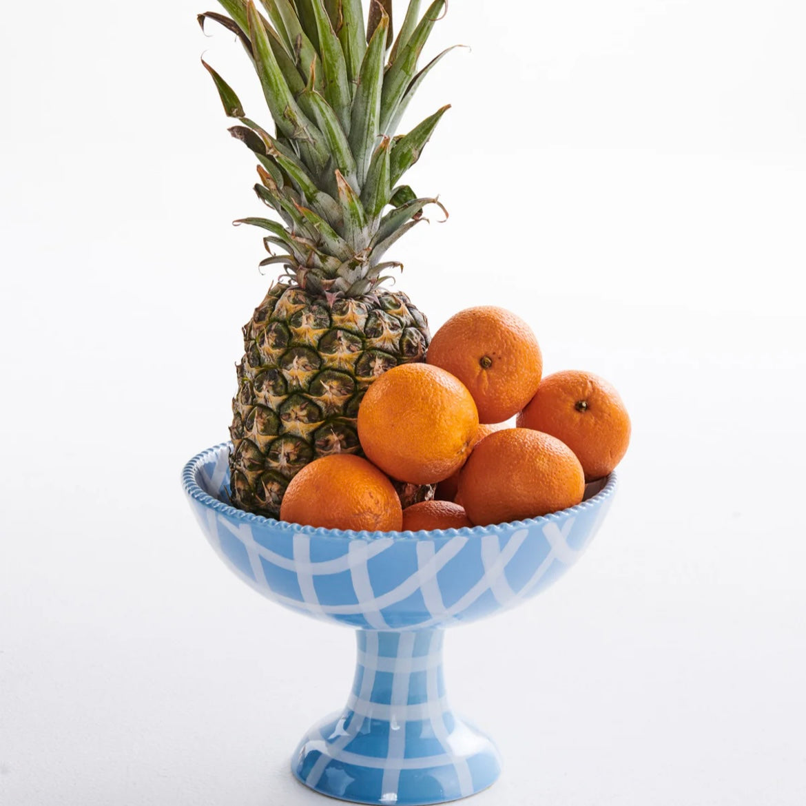 BLUE BIRD TARTAN FRUIT BOWL
