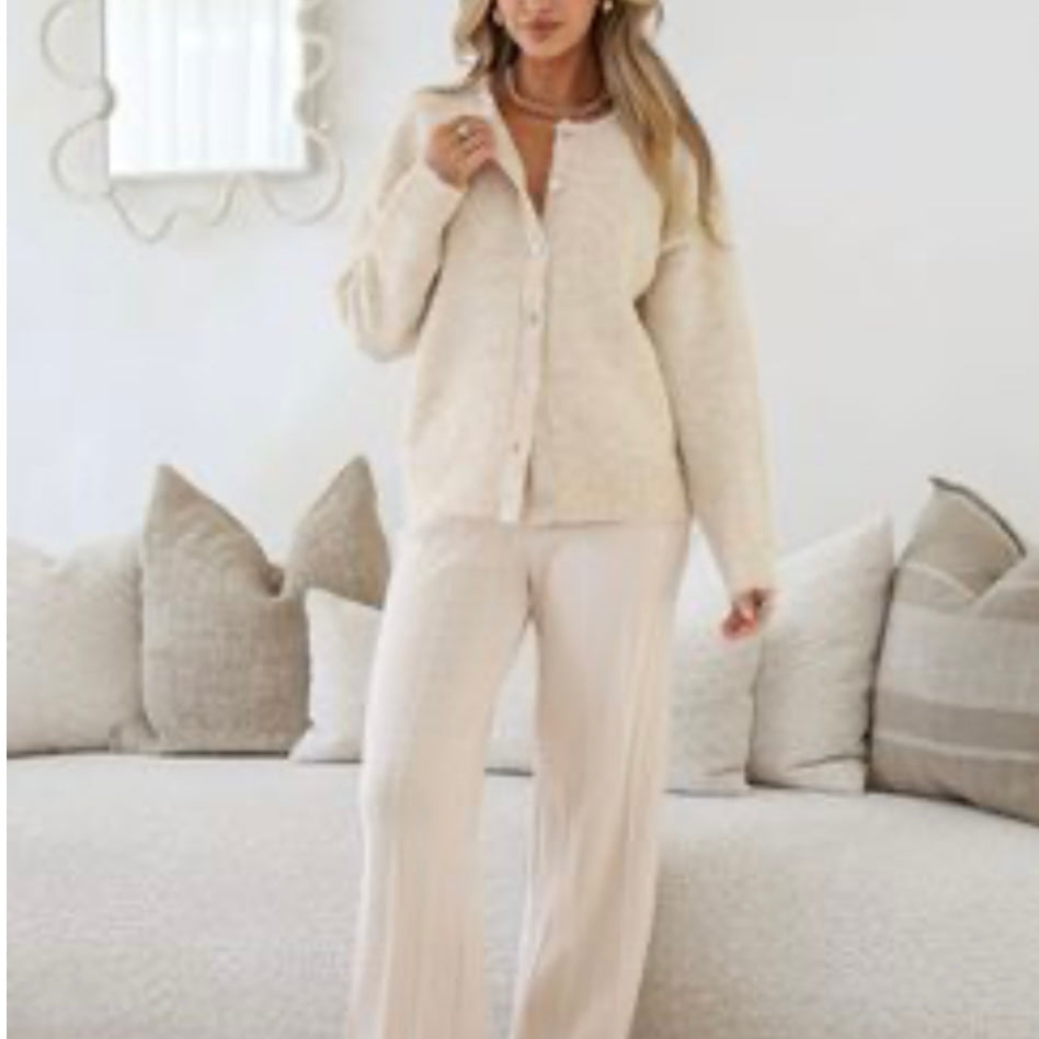 POPPY CARDIGAN - LATTE