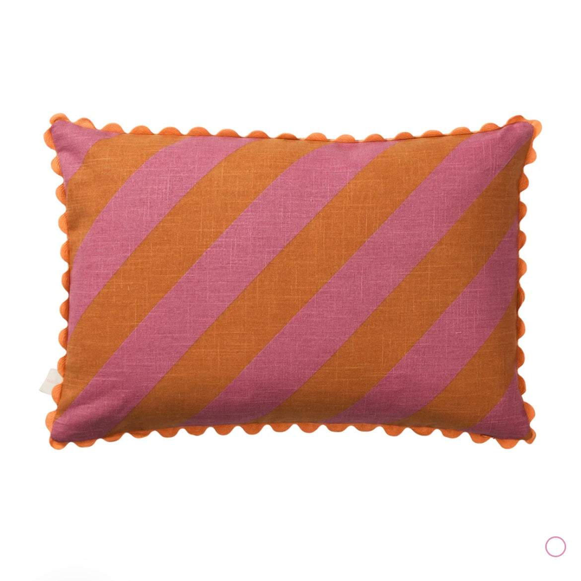 BUNDI STRIPE CUSHION - DESERT-SAGE & CLARE
