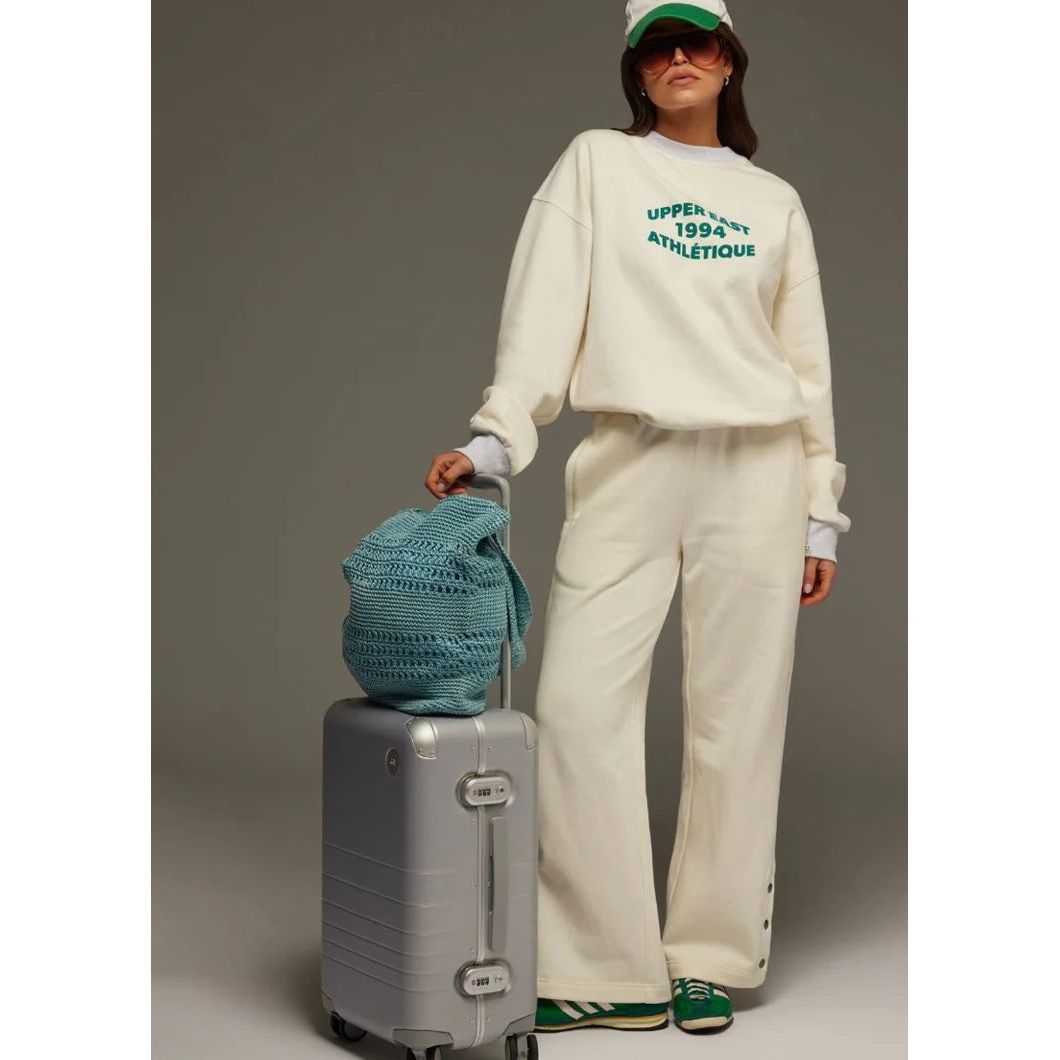 SNAP HEM TRACKPANT-COCONUT