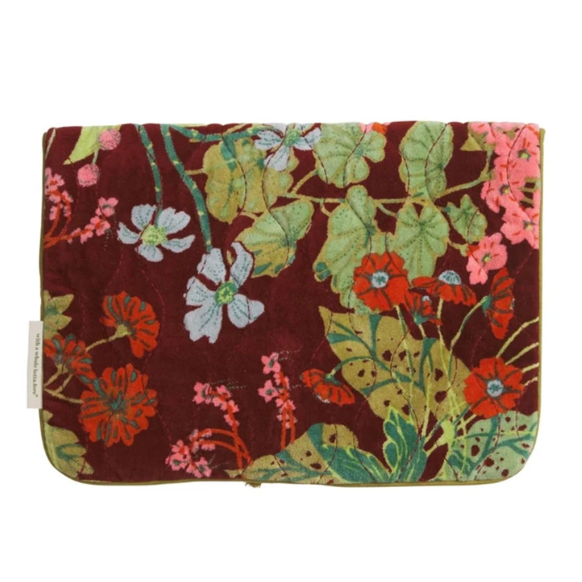 Sage x Clare | Genevieve Velvet Clutch