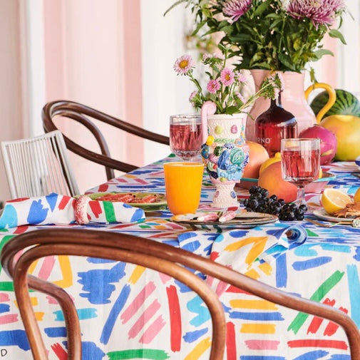 KEN DONE LITTLE TACKERS LINEN TABLECLOTH-KIP & CO