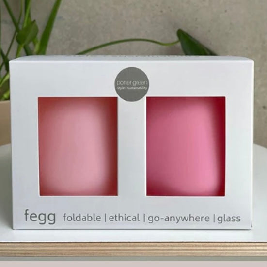 Flamingo + Lotus | Fegg | Silicone Unbreakable Glasses