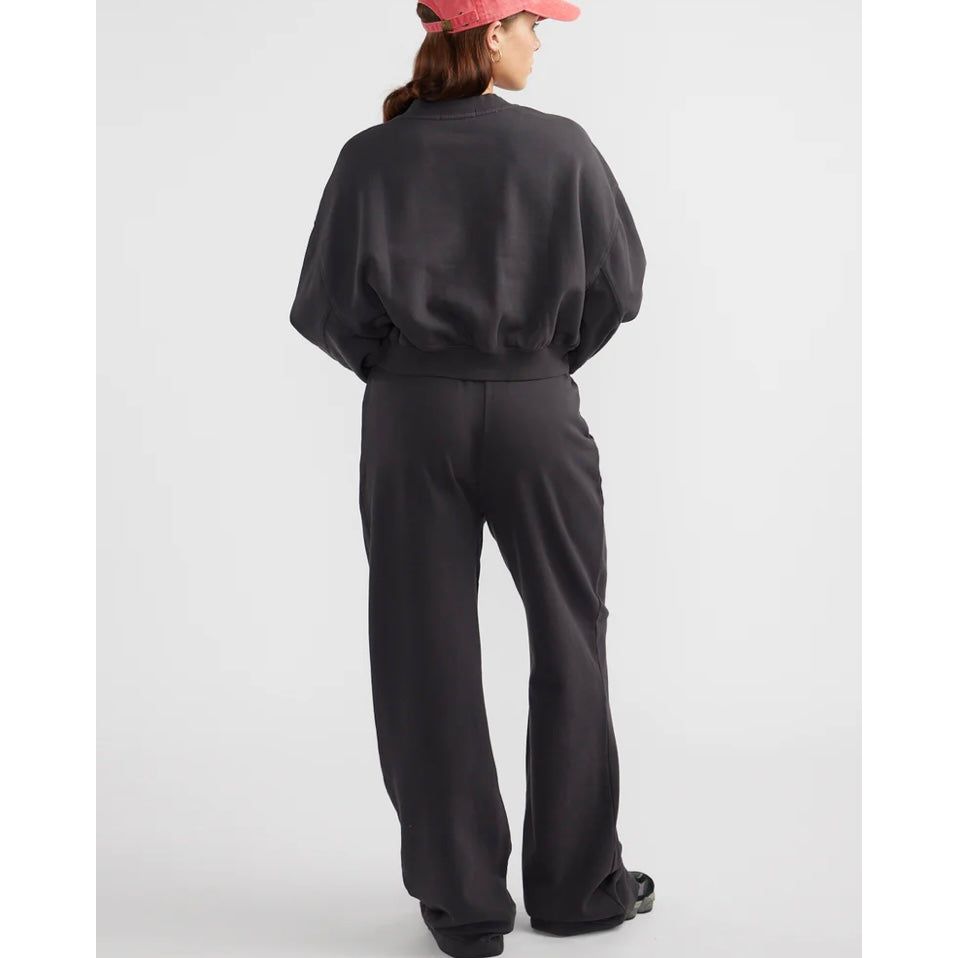 ENA PELLY HAILEY WIDE LEG TRACKSUIT-VINTAGE BLACK