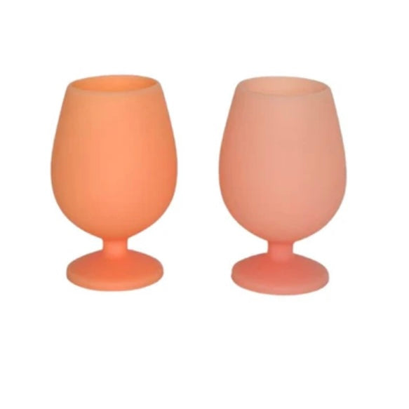 Peach + Petal | Stemm | Silicone Unbreakable Wine Glasses
