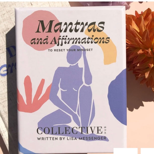 Reset Your Mindset Mantras and Affirmations - Abstract Floral