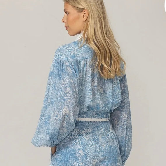 Mona Shirt -Miss June Paris-Blue