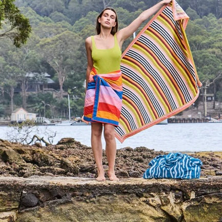 Surfs Up Organic Cotton Sarong