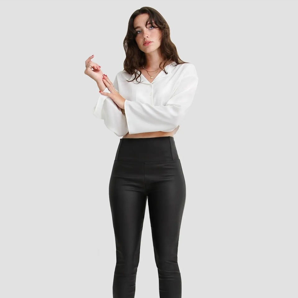 Roxy Stretch Leggings-Black