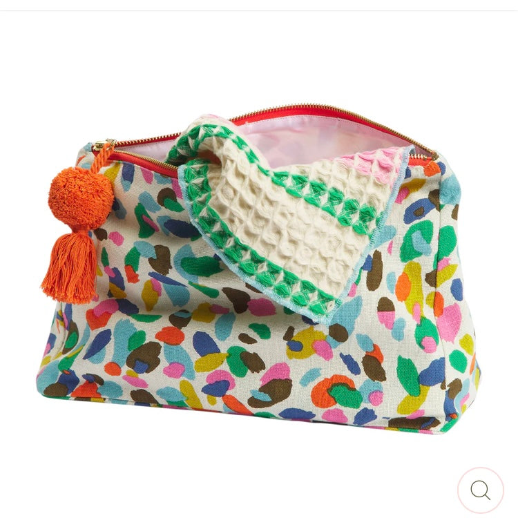 SOLANA COSMETIC BAG-SAGE & CLARE