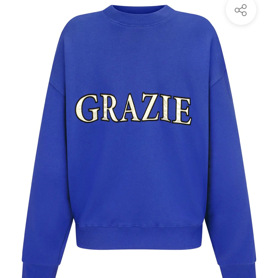 GRAZIE SWEATSHIRT -ULTRAMARINE